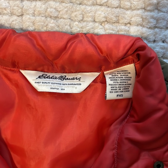Eddie Bauer down jacket PXS - Picture 2 of 5